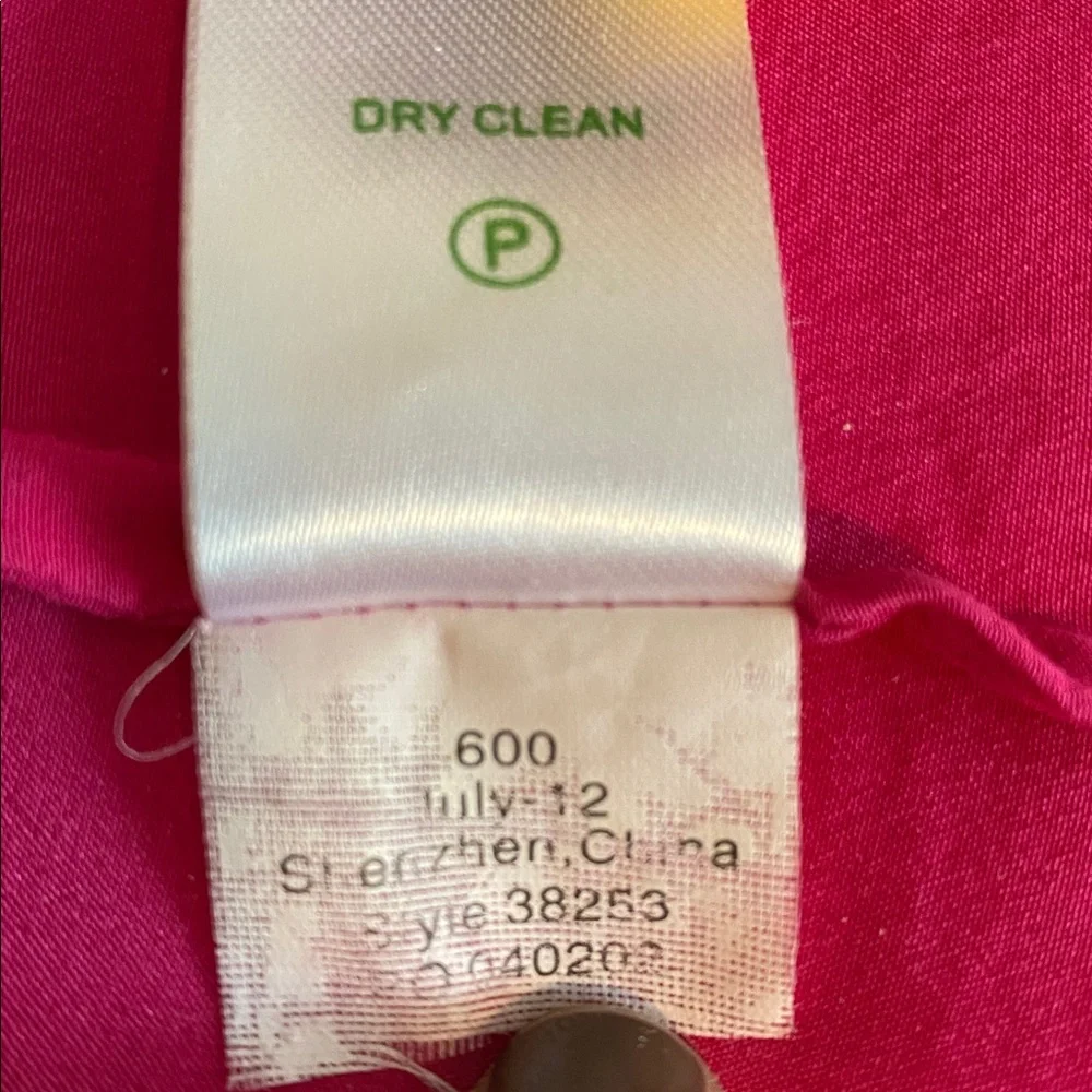 Lilly Pulitzer Raleigh Fuchsia Sleeveless Kitty Bow Blouse in Kissy Pink Small - Picture 16 of 16